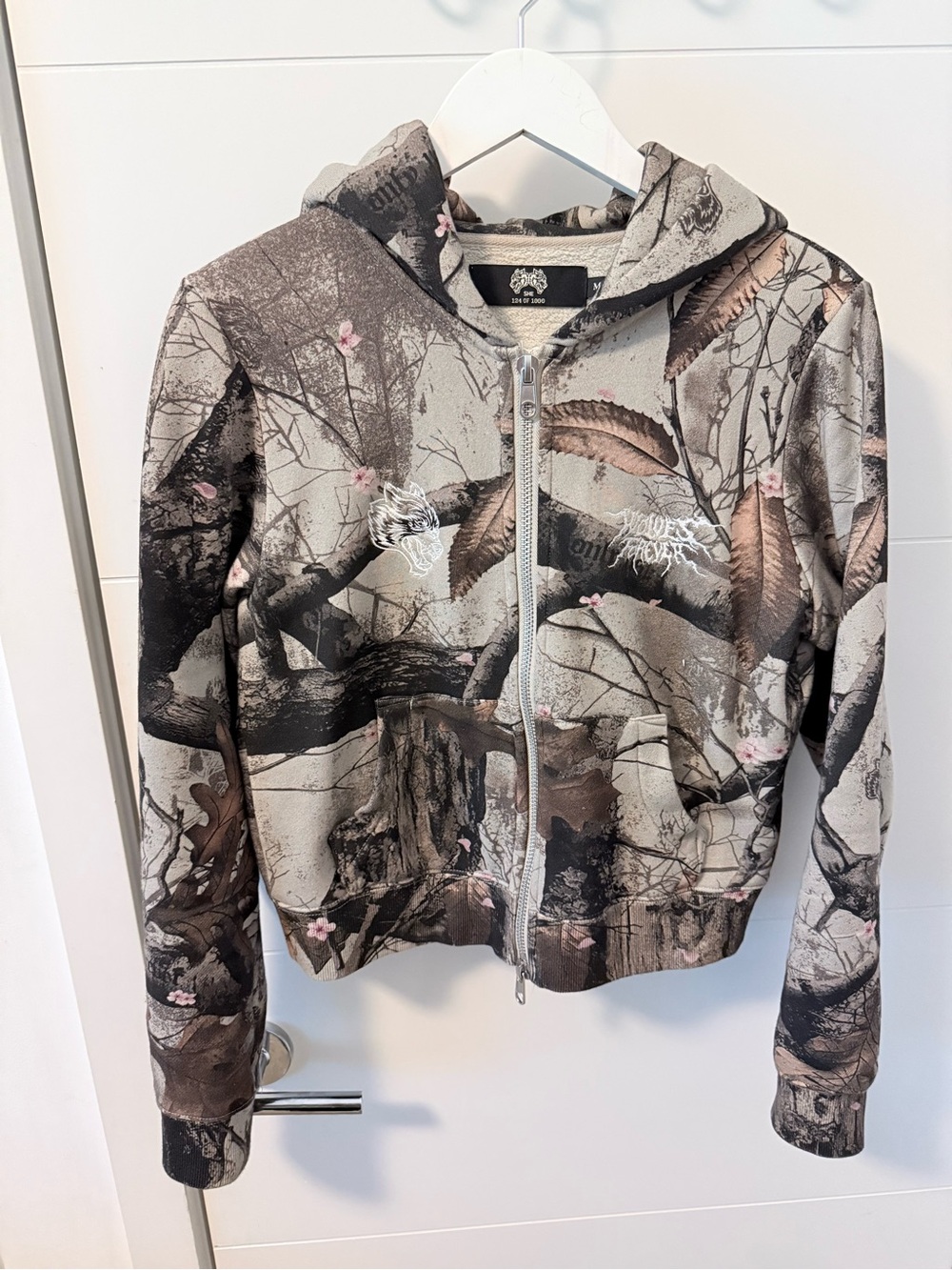 NWT DarcSport SOLD OUT Cherry Blossom Woodland Camo Zip Hoody